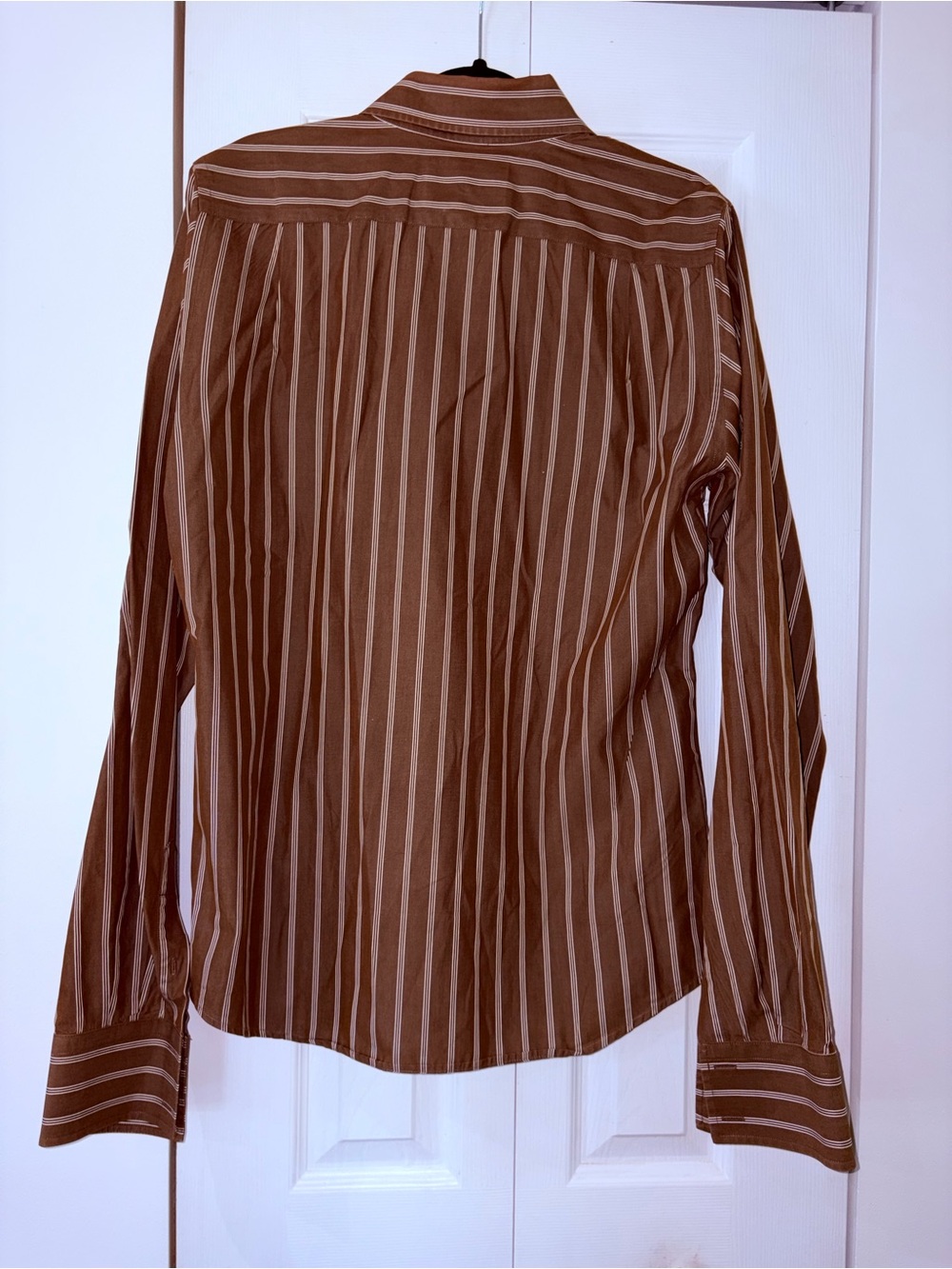 Men's Abercrombie & Fitch Y2K Pin Stripe Moose Logo Button Down Size Large - Picture 2 of 5